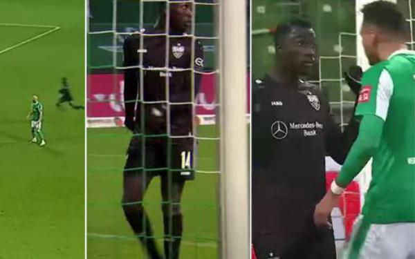 Bị phạt thẻ vàng vì ghi bàn thắng 'phi thể thao' nhất lịch sử Bundesliga